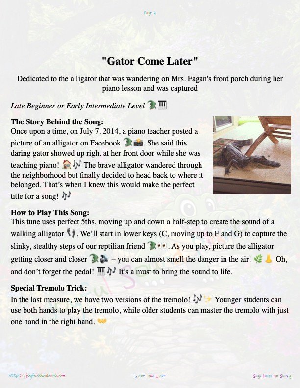 Gator Come Later - Image 2