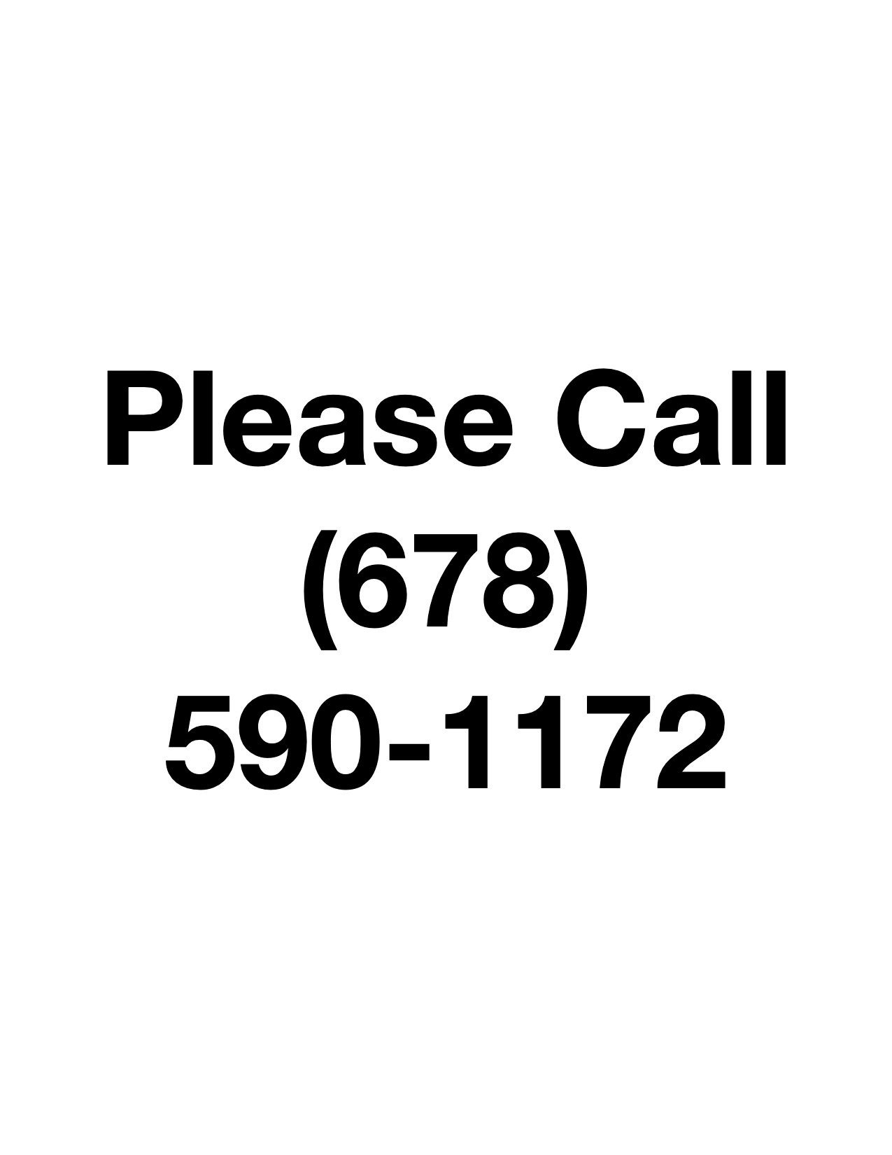 Please Call